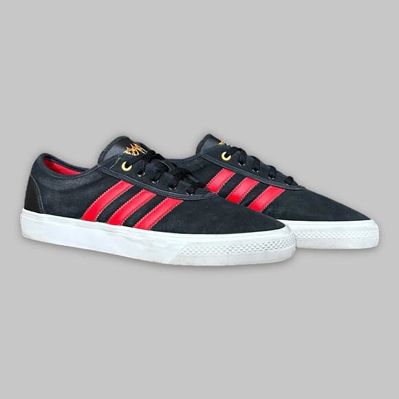 Adidas AC/DC Seeley Men’s Sneakers – Black/Red – Size 10 - Picture 1 of 7